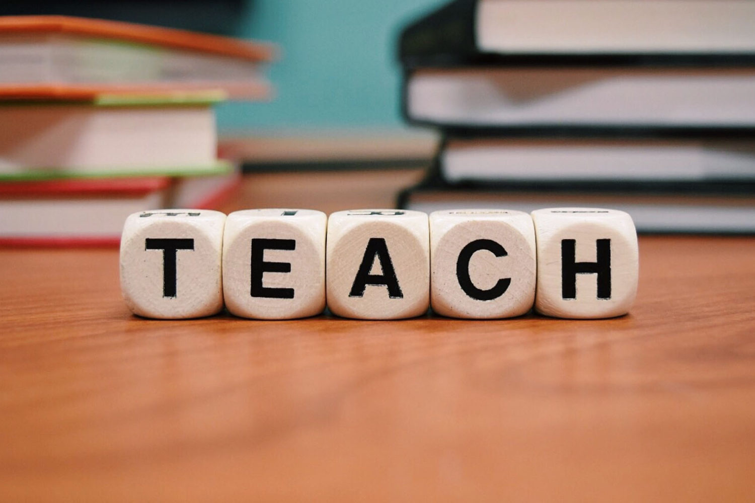 Teach spelled out in word blocks.