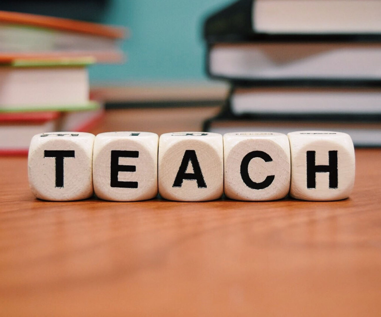 Teach spelled out in word blocks.
