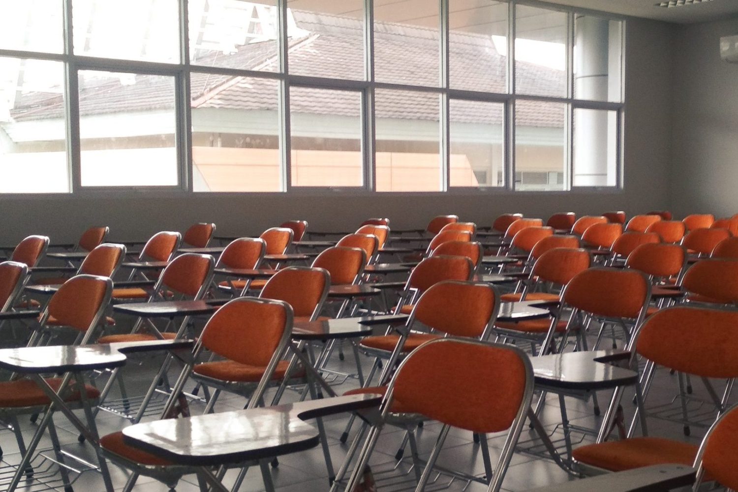 Teaching on a cart or a classroom