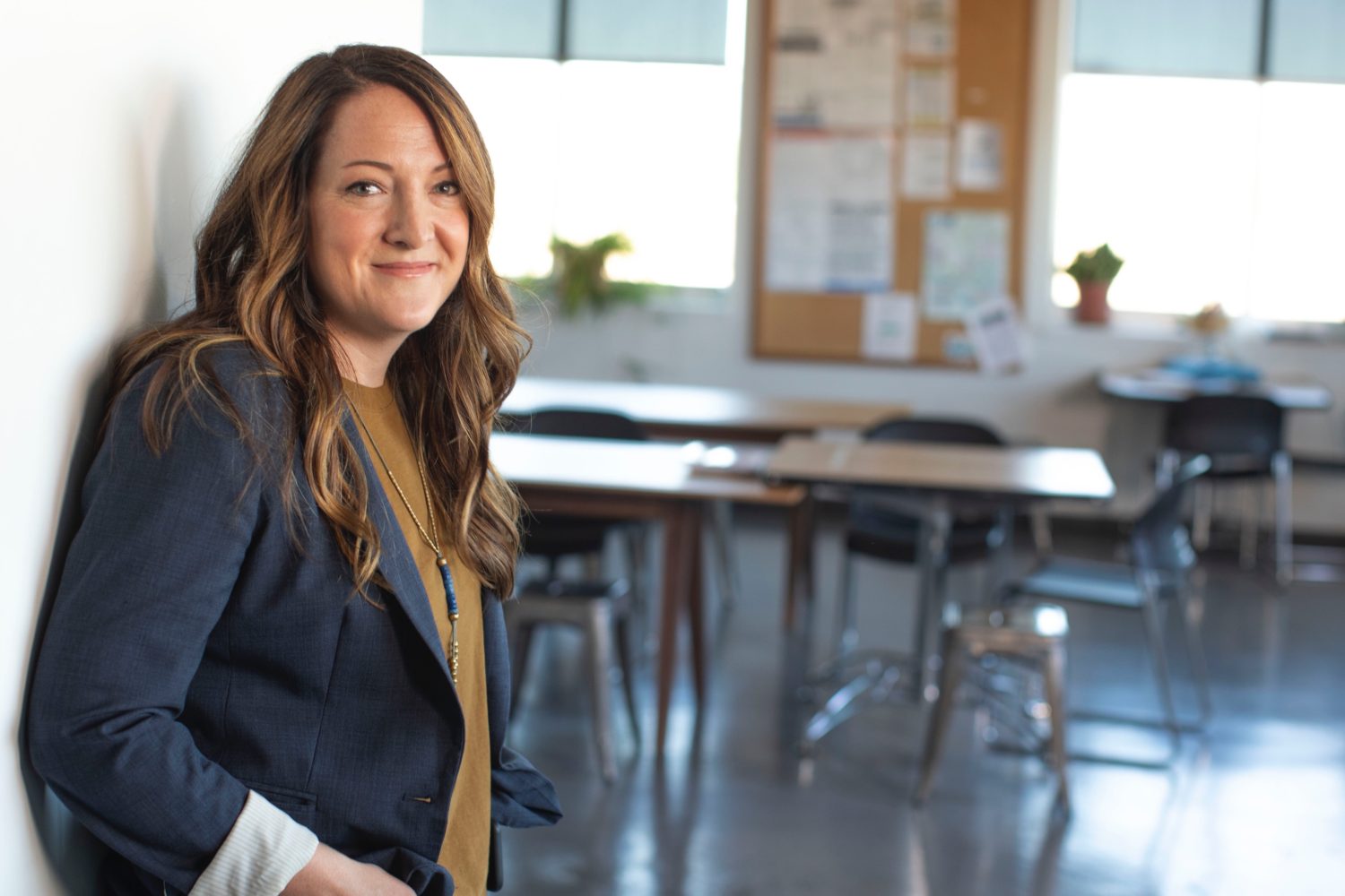 Teacher Waiting For Students, Back To School